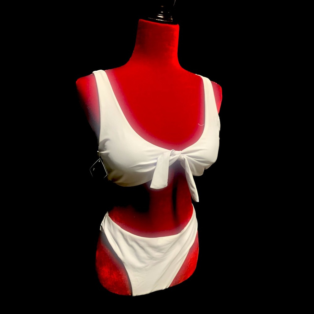 Zaful White two piece Swimsuit